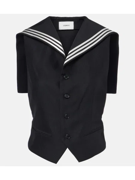 Vestă Coperni cu dungi negru