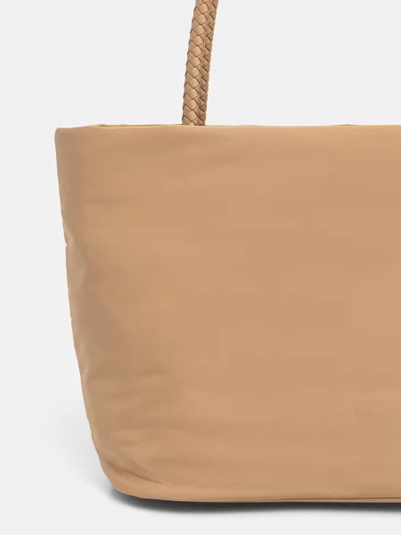 Tommy Hilfiger torebka shopper beżowa