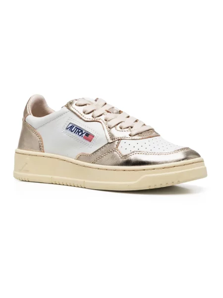 AUTRY sneakersy skórzane Medalist Low białe