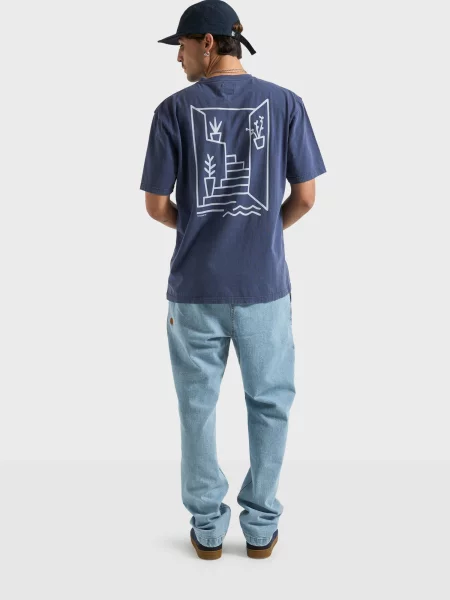 Trendsplant Tricou SANT MIQUEL marin albastru