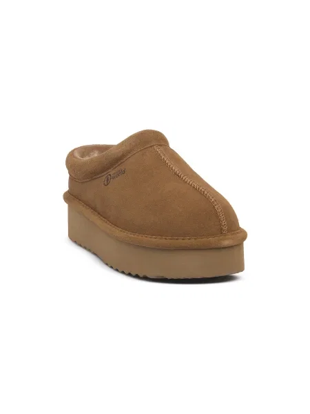 Pantofi Natural World din lână merinos bej