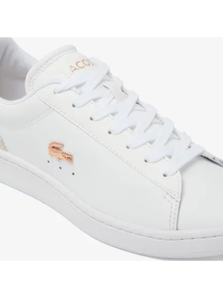 Lacoste Skórzane Sneakersy Carnaby Set biały