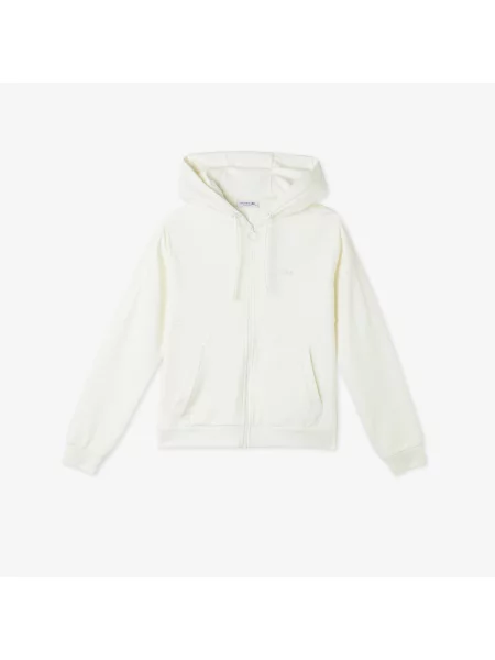 Lacoste Bluza O Regularnym Kroju Z Kapturem W Kolorze Białym biała