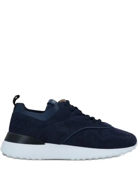 Sneakerși Tod's cu șireturi din dantelă albastru