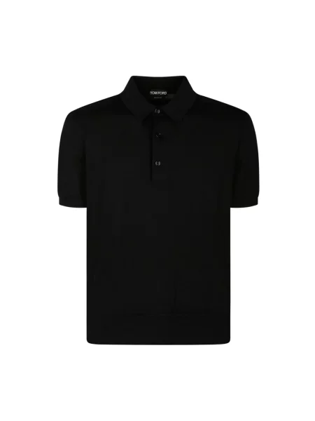 Koszulka polo Tom Ford czarna