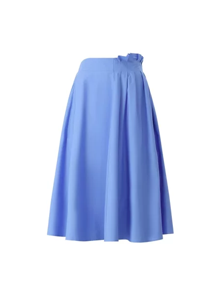 Spódnica midi Msgm niebieska
