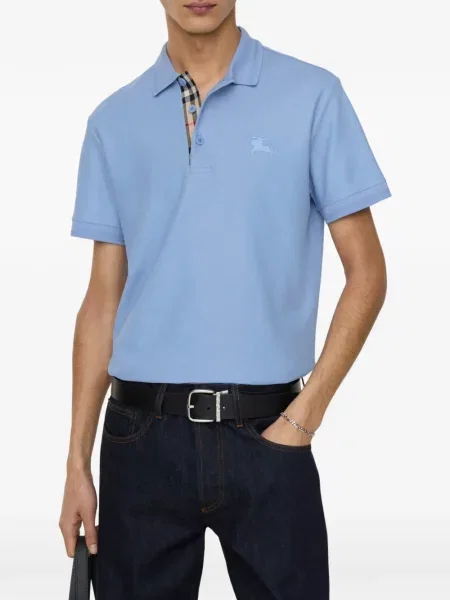 Polo majica Burberry plava
