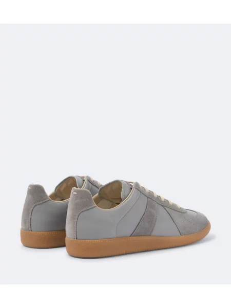 Szarvasbőr sneaker Maison Margiela kék