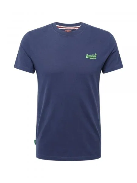 Superdry Tricou Essential safir / verde deschis