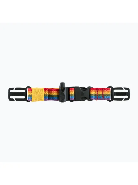 Fjällräven Kanken Rainbow Rainbow mellkaspánt szivárványos mintás hátizsák pántja. Méret: OS