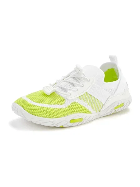 LASCANA Tenisky světle zelená bílá