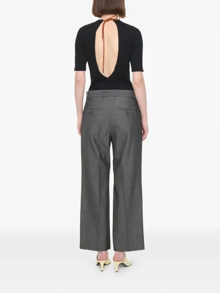 Pantaloni Plan C plisate gri