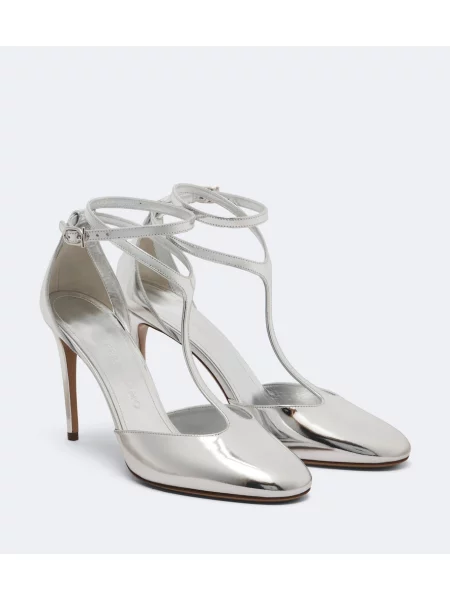 Pantofi cu toc Ferragamo din piele slingback