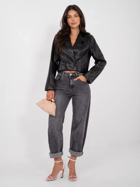 Geanta de piele Rue Paris negru