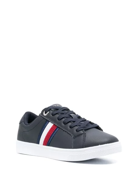 Nėriniuotos sportbačiai Tommy Hilfiger su raišteliais mėlyna
