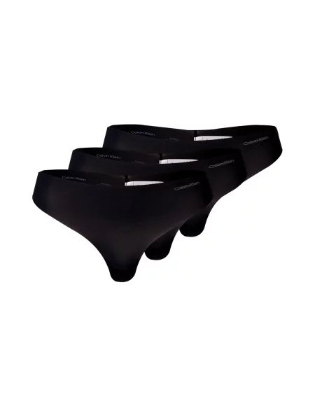 Calvin Klein Underwear Tanga Invisibles albastru / gri argintiu negru