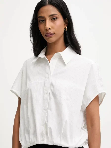 Košulja Answear.LAB za žene relaxed s klasičnim ovratnikom bijela