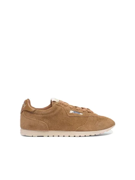 Sneakersy Autry zamszowe brązowe
