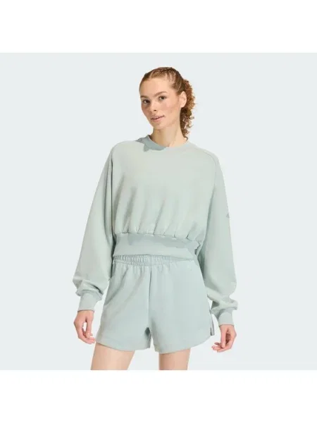 Adidas Pulóver Soft Lux zöld