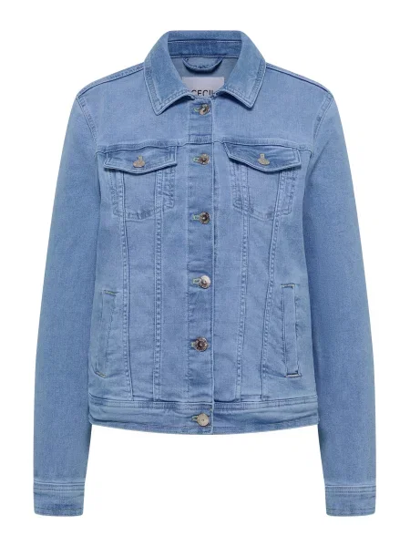CECIL Geacă de primăvară-toamnă denim albastru