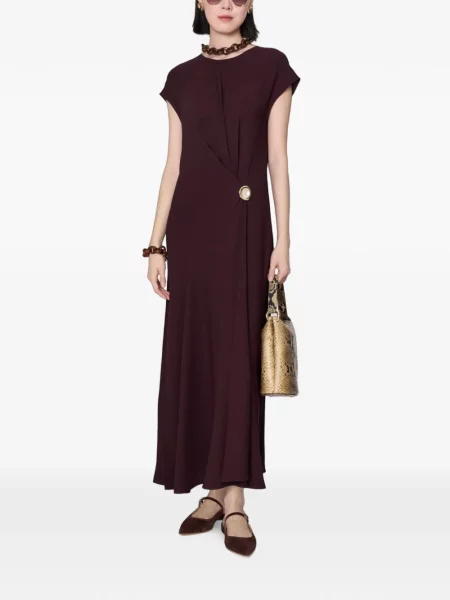 Rochie Joseph din crep maro