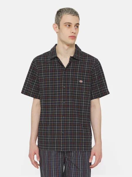 Dickies Surry Ss Сорочка Темно-синій синя