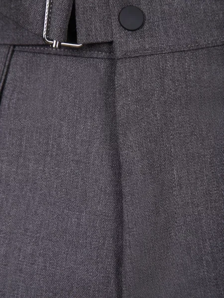 Pantaloni Costumein cu cataramă gri