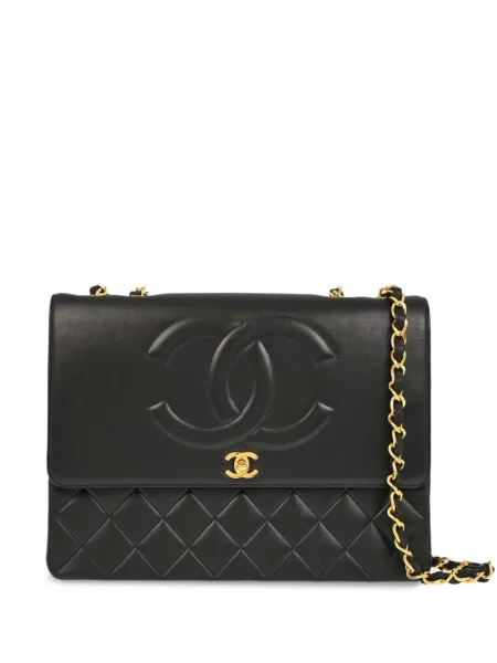 Klasická maxi kabelka Chanel Pre-owned černá