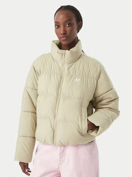Kratak jakna Adidas Originals bež
