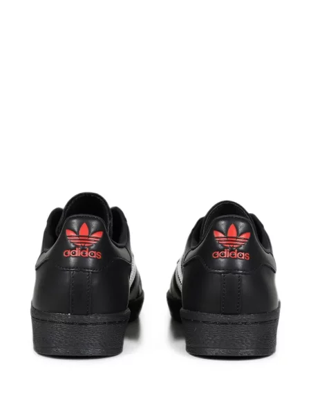 Pantofi alergare Adidas Superstar cu dungi cu volane alergare negru