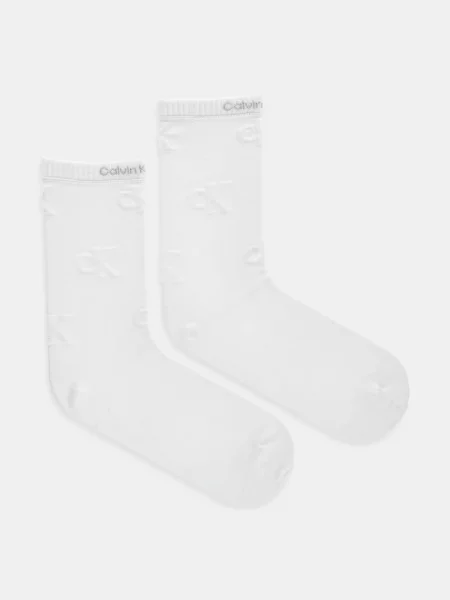 Чорапи Calvin Klein Jeans бяло