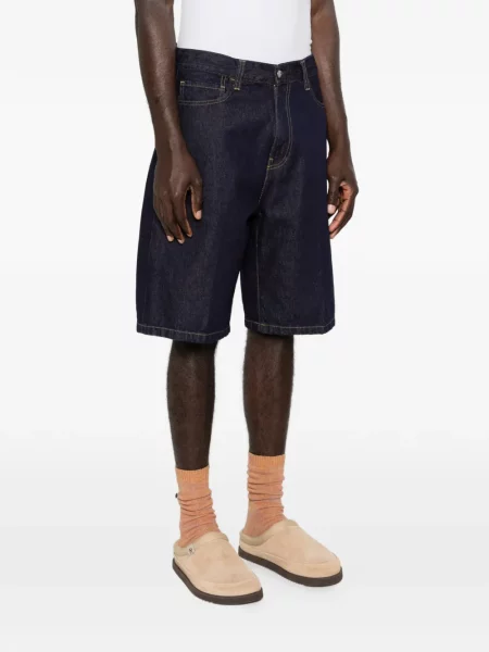 Дънкови шорти Carhartt Wip синьо