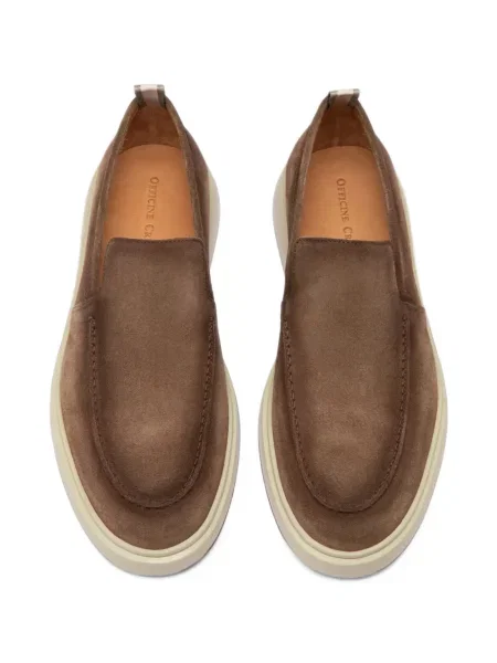 Pantofi loafer Officine Creative din piele maro