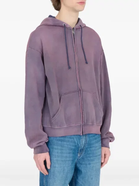 Hanorac cu glugă Maison Margiela violet