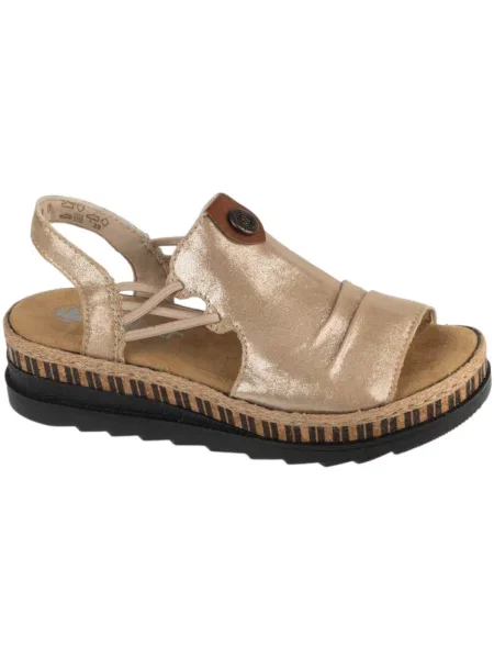Rieker Sandale crem negru