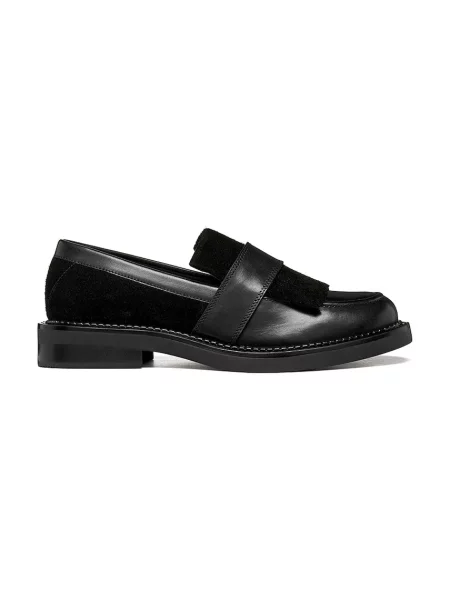 Geox loafers slip-on pentru femei din piele D SERILDA negru