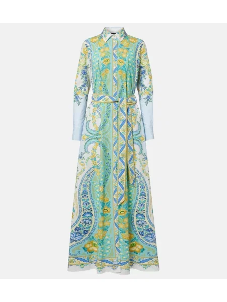 Rochie tip cămașă Etro cu model floral