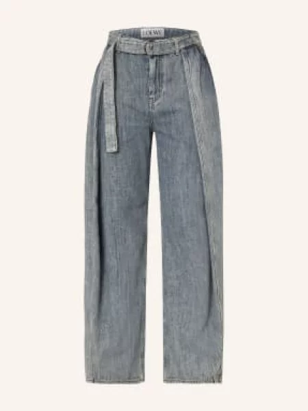 Loewe Džíny Se Širokými Nohavicemi washed denim