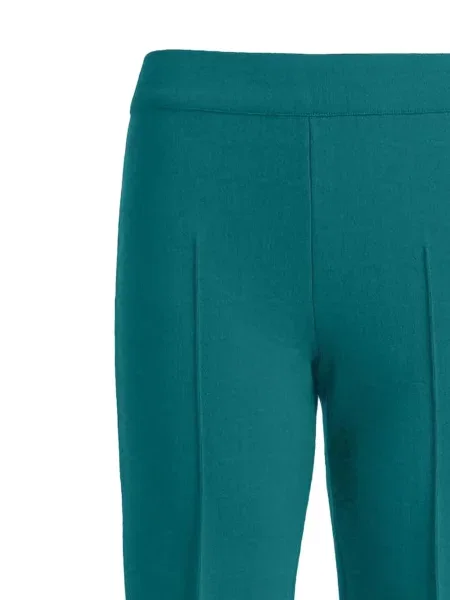 Pantaloni High Sport din lână merinos verde