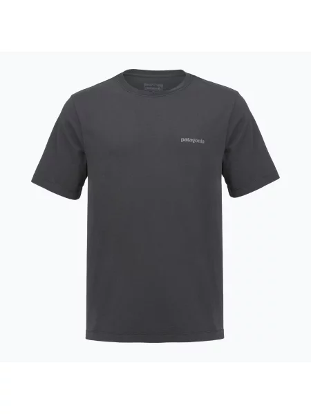 Tricou pentru bărbați Patagonia Logo ink black negru