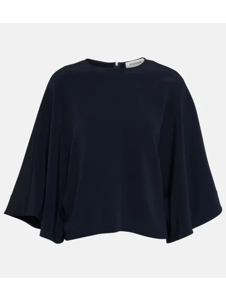 Top Fforme z dżerseju niebieski