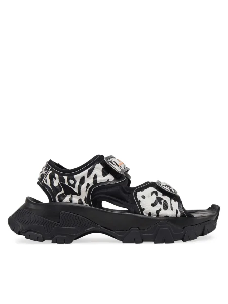 Adidas by Stella McCartney szandál Hika Sandal Canvas AOP női fekete
