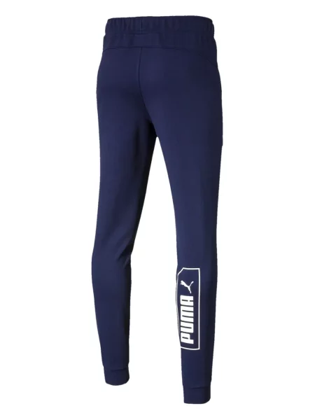 Pantaloni Puma alergare albastru