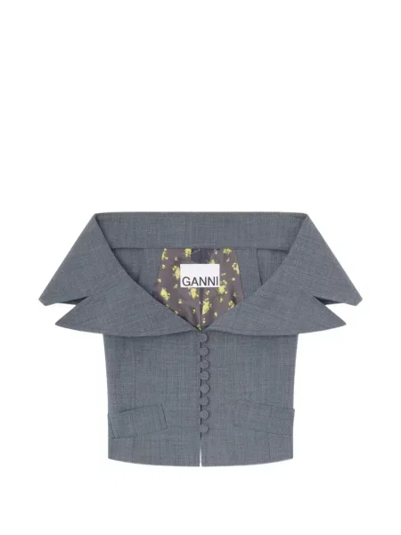 Top Ganni gri