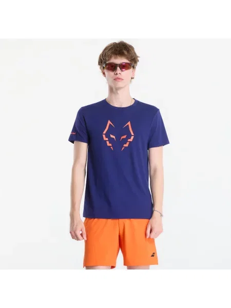 Tricou Babolat Cotton Tee Lebron Blue Depths S albastru