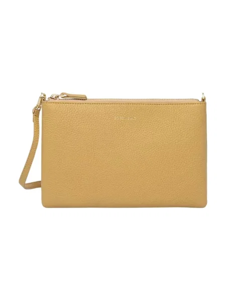 Coccinelle torebka crossbody skórzana BEST CROSSBODY żółta