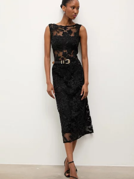 Однотонная блузка Answear.lab черная