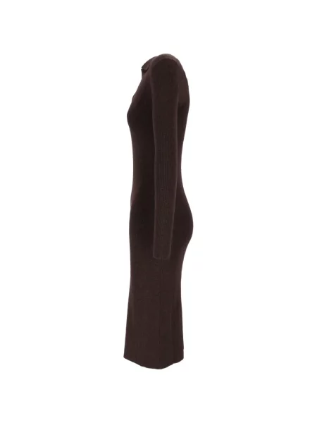 Lung rochie midi Mc2 Saint Barth tricotate maro