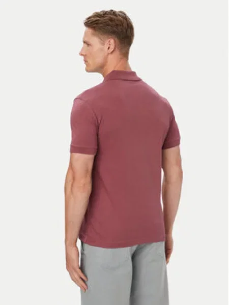 BOSS Polo majica Passenger Bordo rdeča