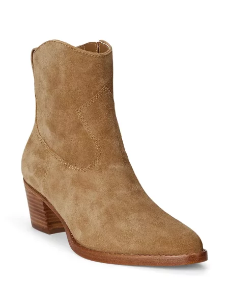 Lauren Ralph Lauren Kovbojské čižmy HARPHER ťavej srsti hnedá